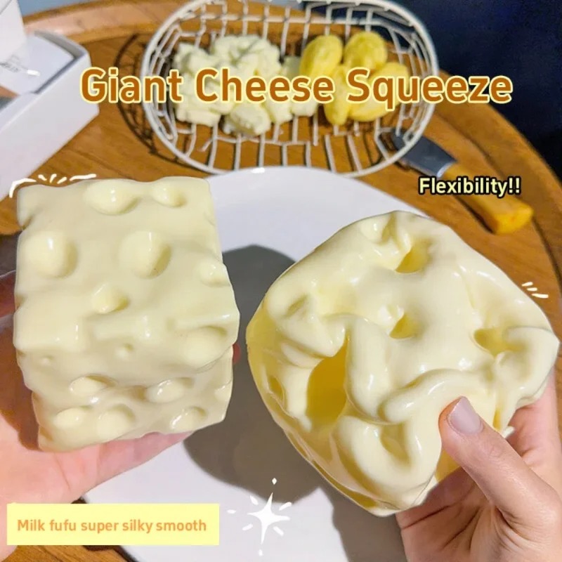 Taba Squishy Cheese Cube Stres - Fidget Cube Original recension och pris