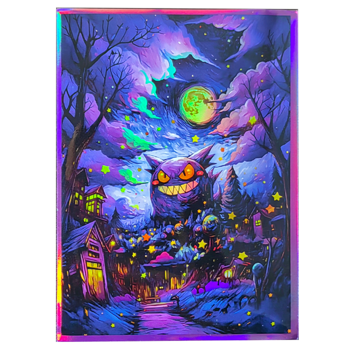 60PCS 66x91mm Pokemon Gengar H - Pokemon Binder Card recension och pris